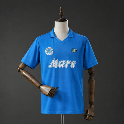 Camiseta SSC Napoli 88/89 Local Retro - Vista frontal