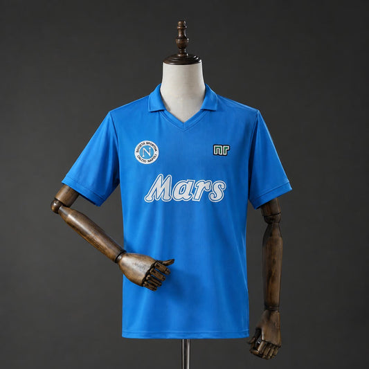 Camiseta SSC Napoli 88/89 Local Retro - Vista frontal