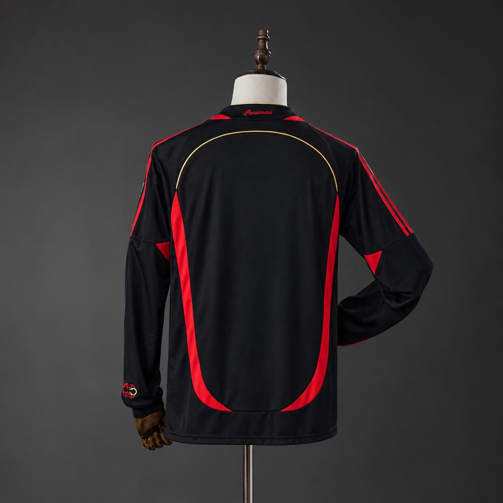 Camiseta AC Milan 06/07 Tercera Manga Larga Retro - Vista posterior