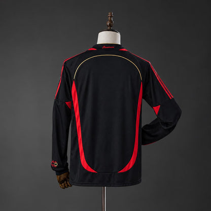 Camiseta AC Milan 06/07 Tercera Manga Larga Retro - Vista posterior