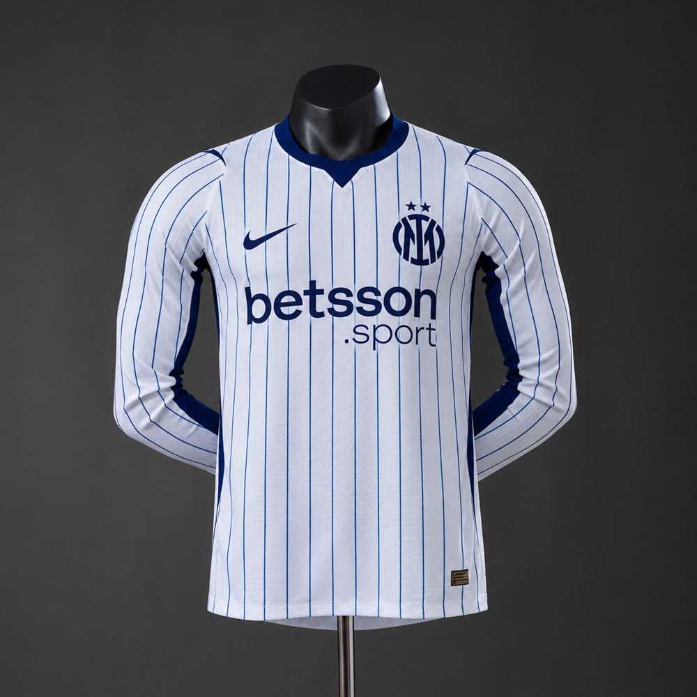 Camiseta Inter de Milán 26/27 Visitante Manga Larga, Versión Jugador - Vista frontal