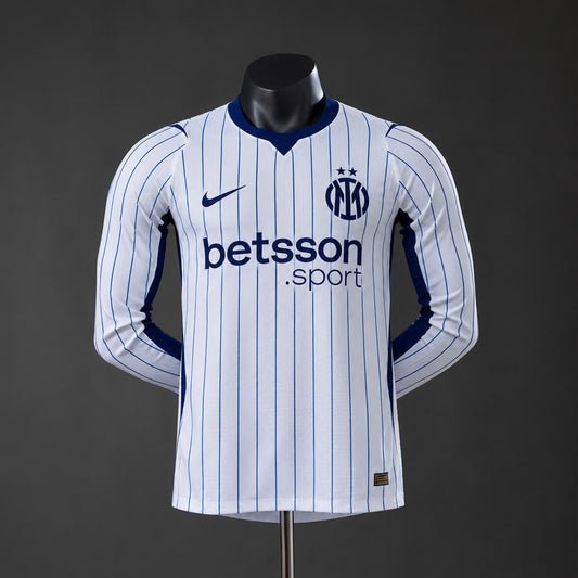 Camiseta Inter de Milán 26/27 Visitante Manga Larga, Versión Jugador - Vista frontal