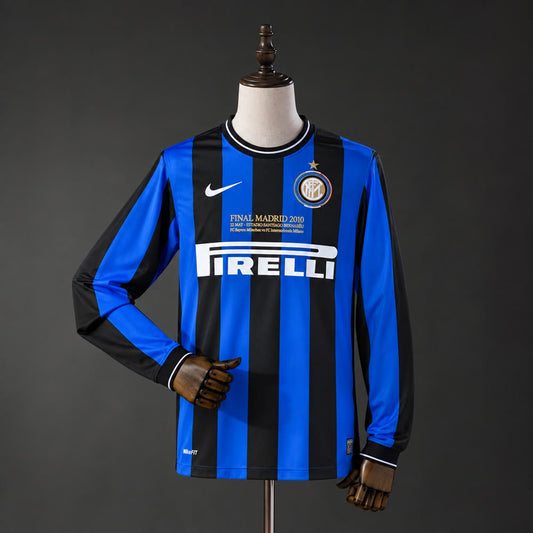 Camiseta Inter de Milán 2010 Local Manga Larga Retro - Vista frontal