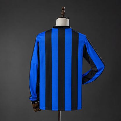 Camiseta Inter de Milán 2010 Local Manga Larga Retro - Vista posterior