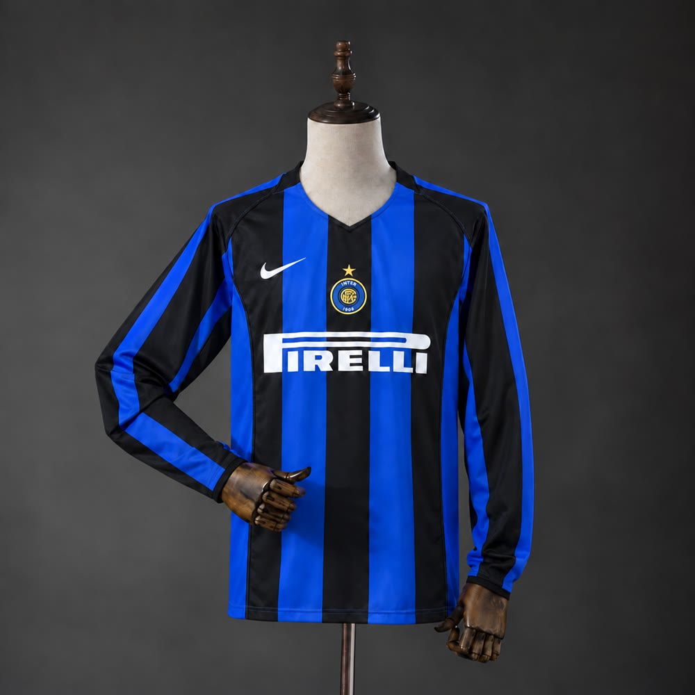 Camiseta Inter de Milán 04/05 Local Manga Larga Retro - Vista frontal