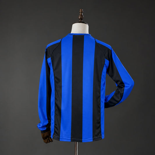 Camiseta Inter de Milán 04/05 Local Manga Larga Retro - Vista posterior