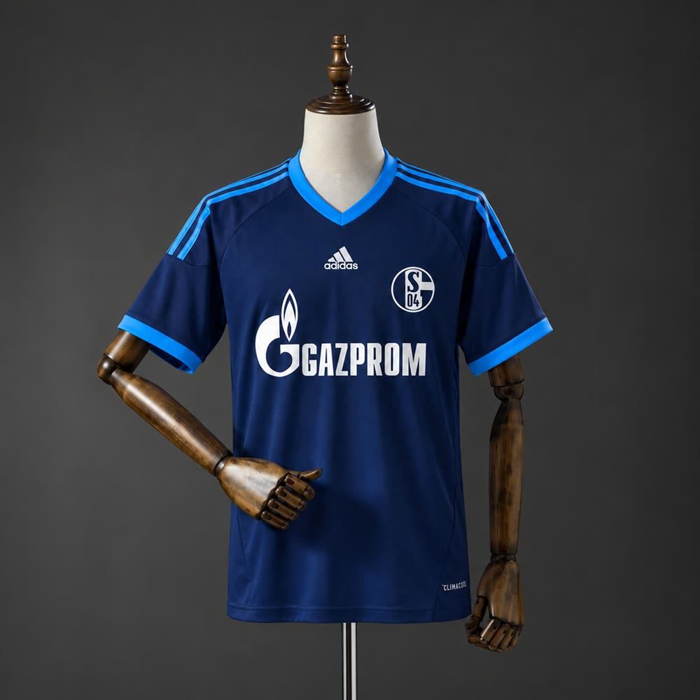 Camiseta Schalke 04 10/11 Visitante Retro - Vista frontal