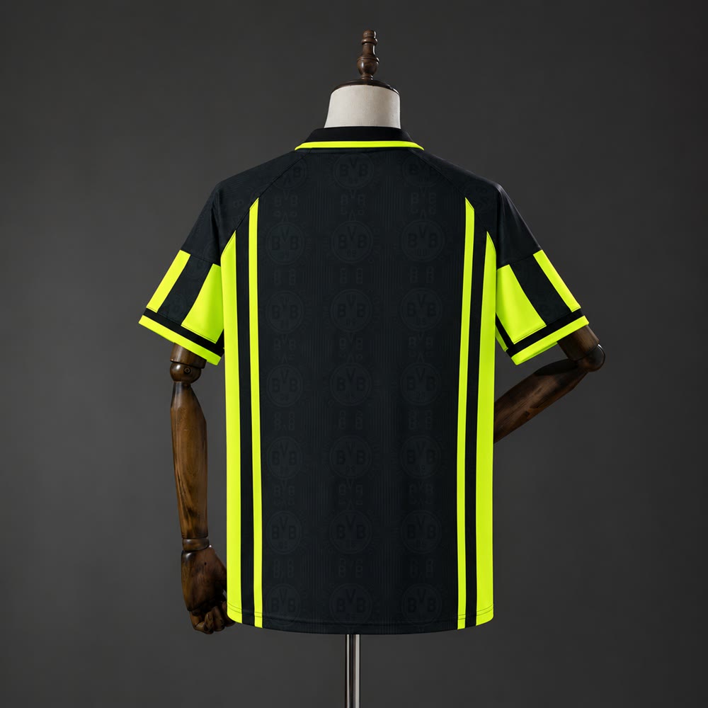 Camiseta Borussia Dortmund 96/97 Visitante Retro - Vista posterior