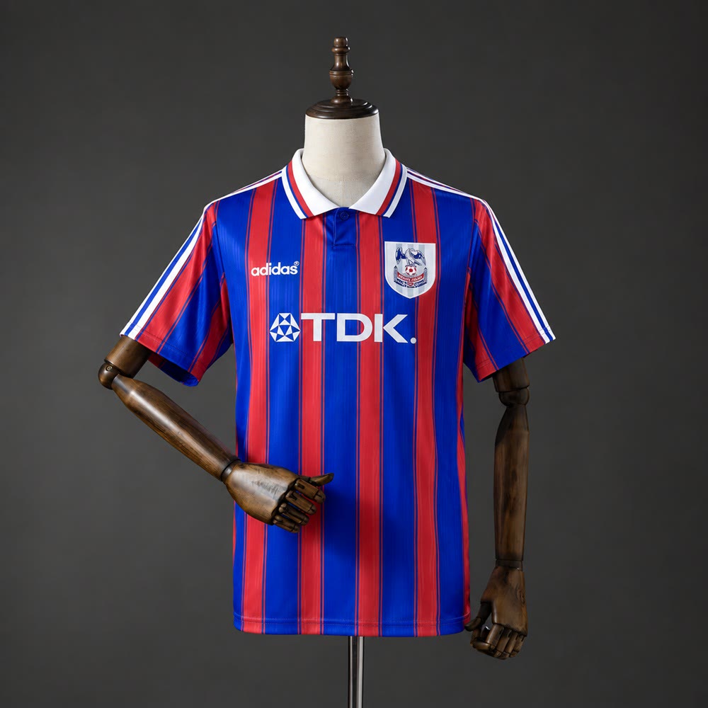 Camiseta Crystal Palace 96/98 Local Retro - Vista frontal