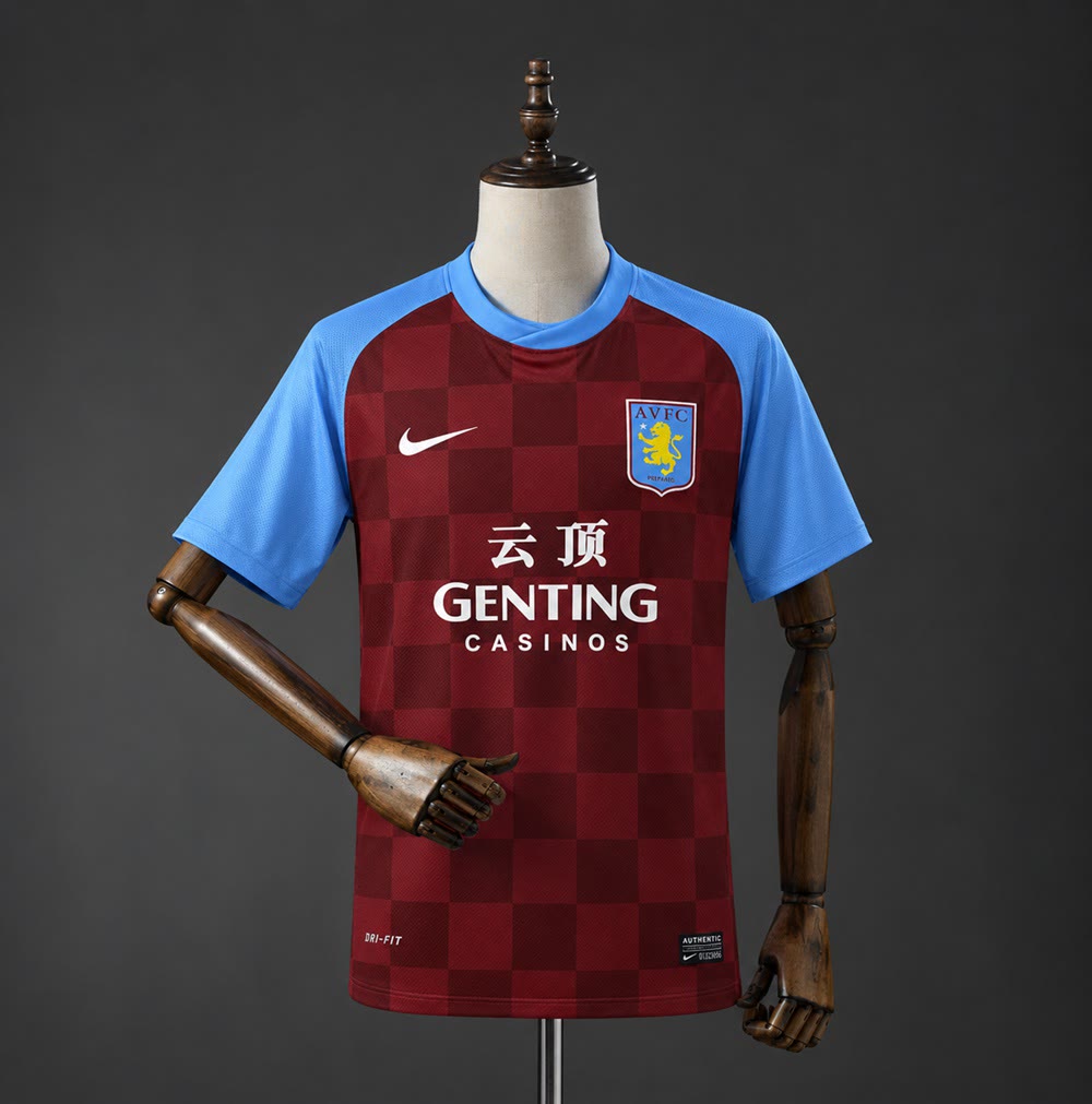 Camiseta Aston Villa 11/12 Local Retro - Vista frontal
