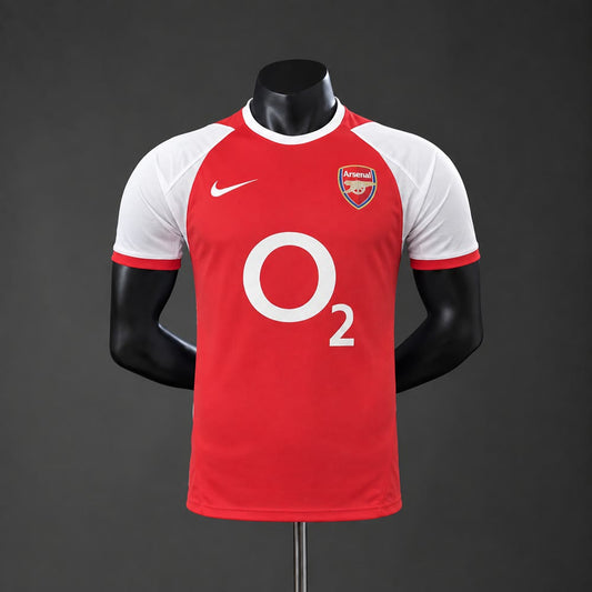 Camiseta Arsenal 02/03 Local Retro - Vista frontal