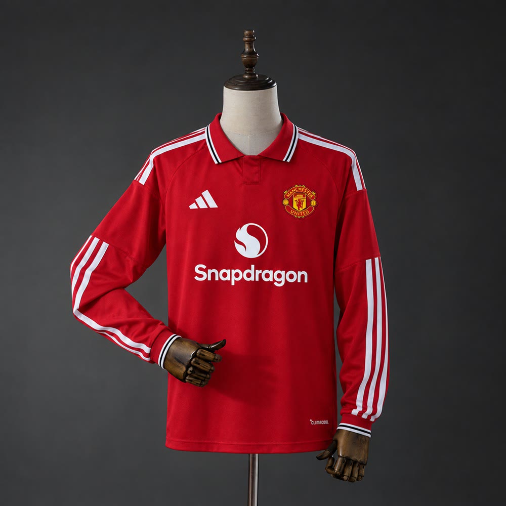 Camiseta Manchester United 26/27 Local Manga Larga - Vista frontal