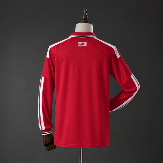 Camiseta Manchester United 26/27 Local Manga Larga - Vista posterior