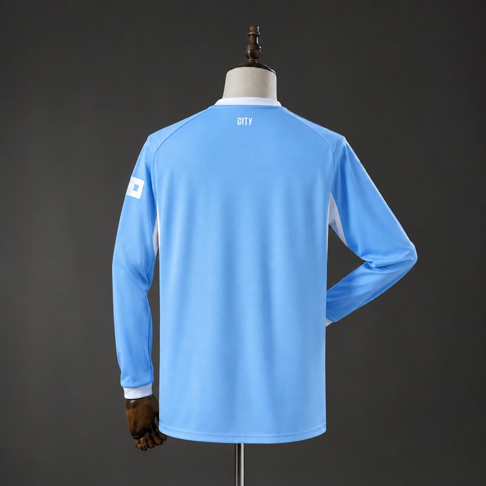 Camiseta Manchester City 26/27 Local Manga Larga - Vista posterior