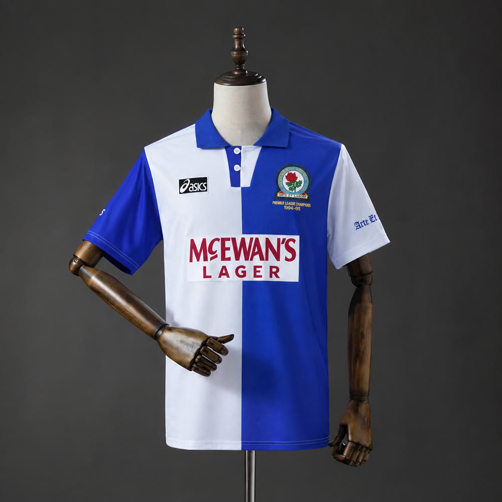 Camiseta Blackburn Rovers 94/95 Local Retro - Vista frontal