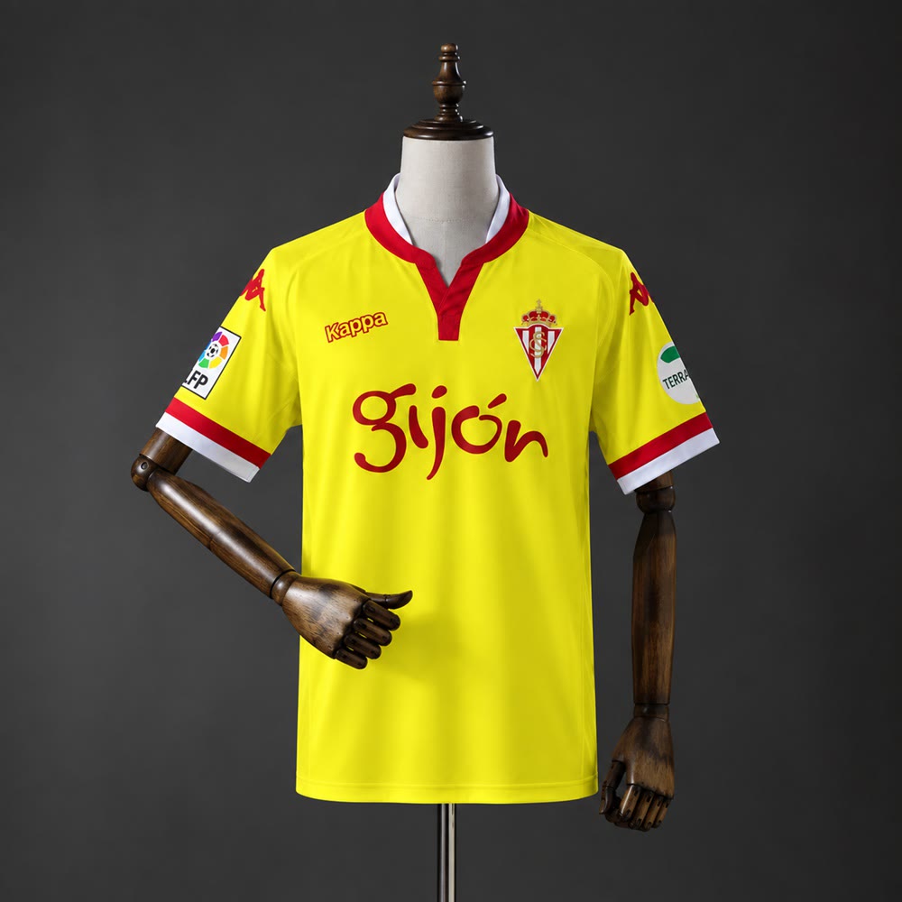 Camiseta Sporting de Gijón 15/16 Visitante Retro - Vista frontal