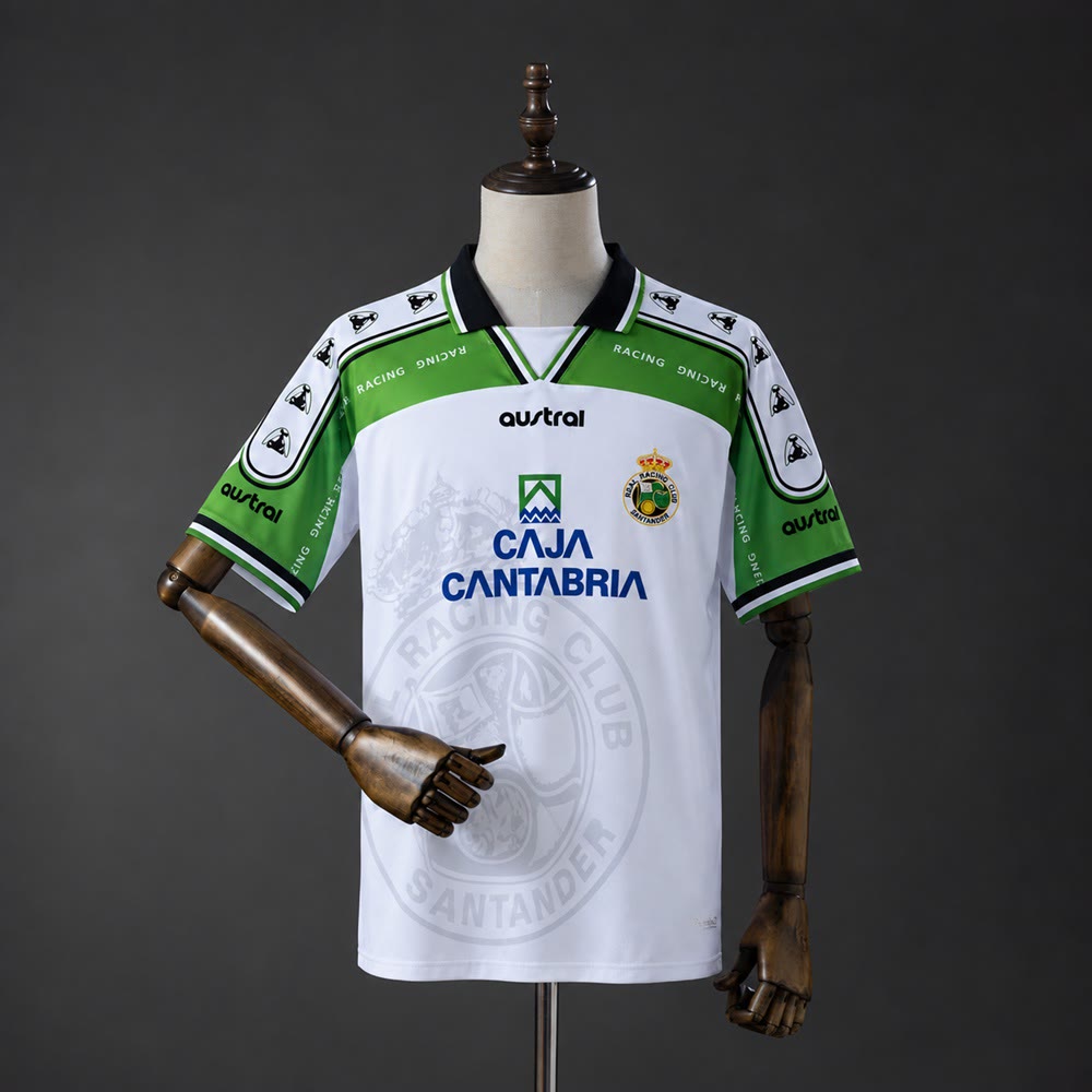 Camiseta Racing de Santander 97/98 Local Retro - Vista frontal