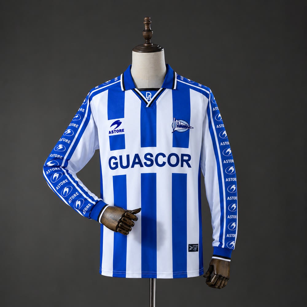 Camiseta Deportivo Alavés 98/99 Local Manga Larga Retro - Vista frontal