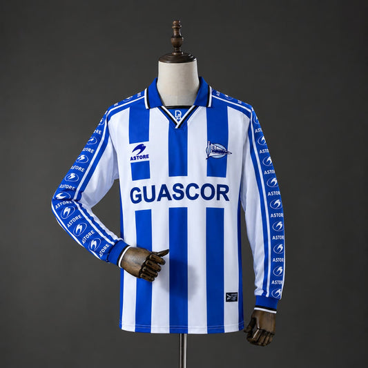 Camiseta Deportivo Alavés 98/99 Local Manga Larga Retro - Vista frontal