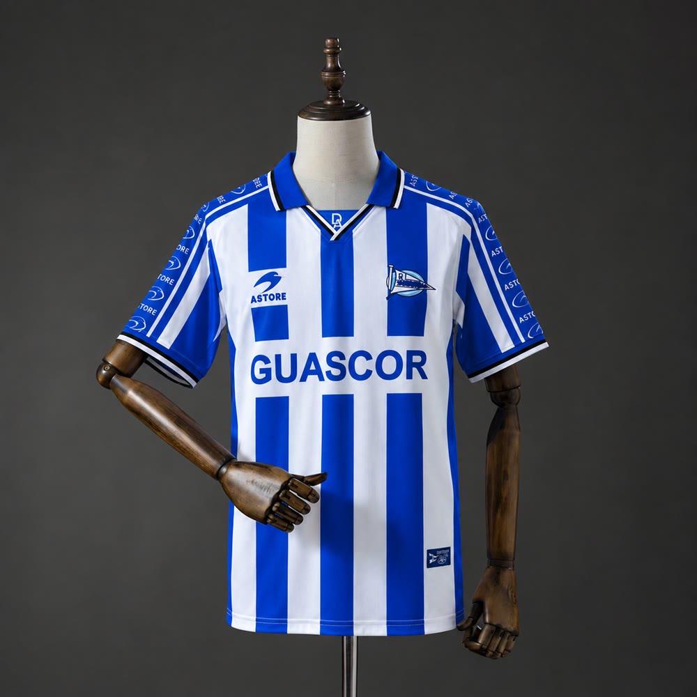 Camiseta Deportivo Alavés 98/99 Local Retro - Vista frontal