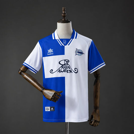 Camiseta Deportivo Alavés 00/01 Local Retro - Vista frontal