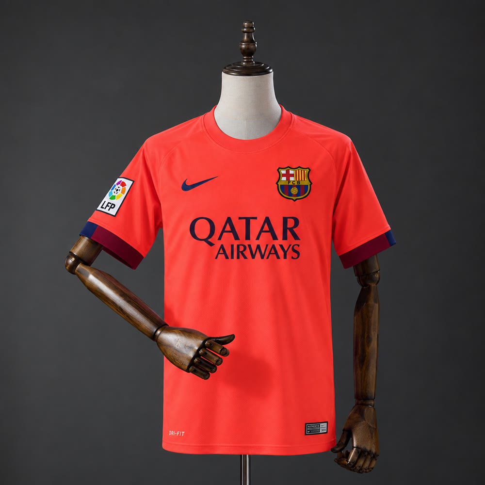 Camiseta FC Barcelona 14/15 Visitante Retro - Vista frontal