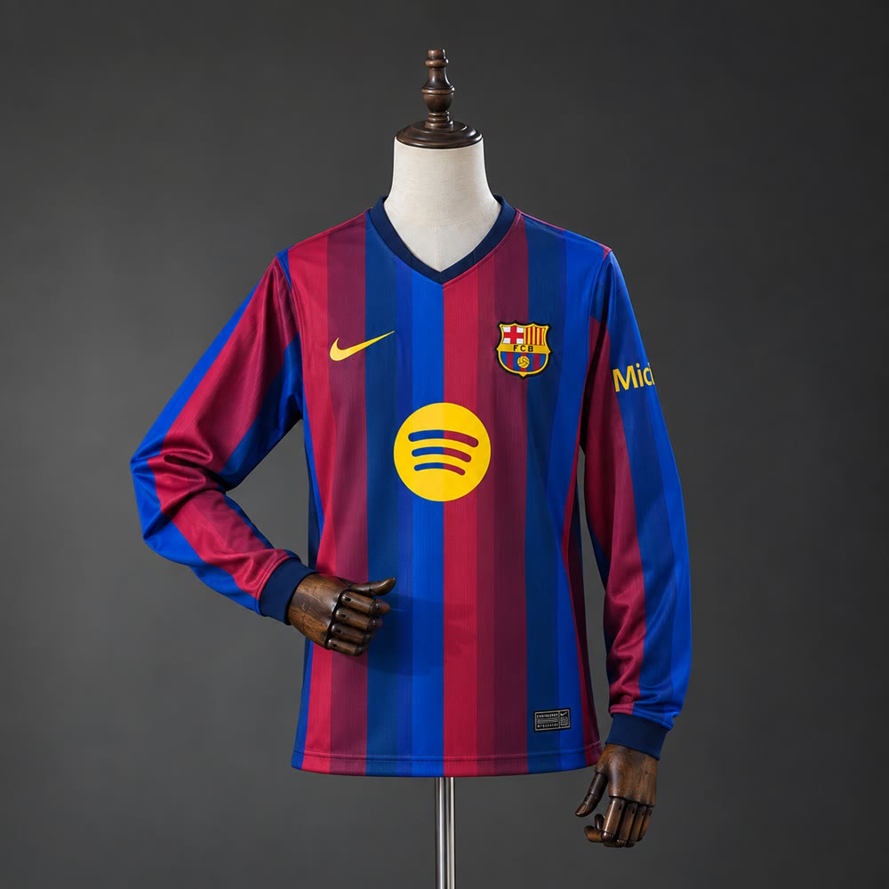 Camiseta FC Barcelona 26/27 Local Manga Larga - Vista frontal