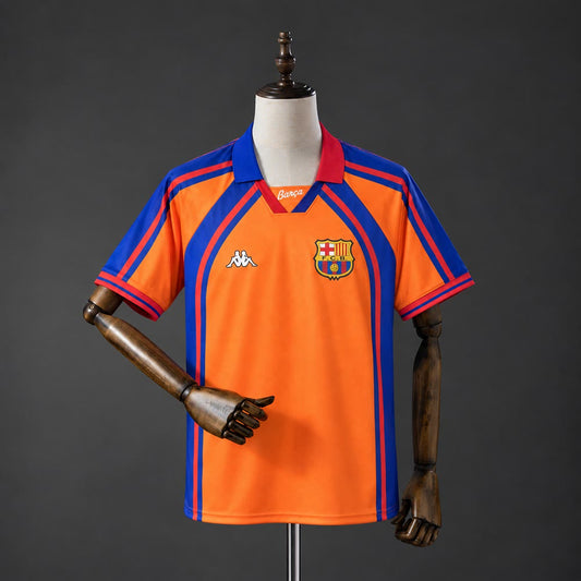 Camiseta FC Barcelona 1998 Visitante Retro - Vista frontal