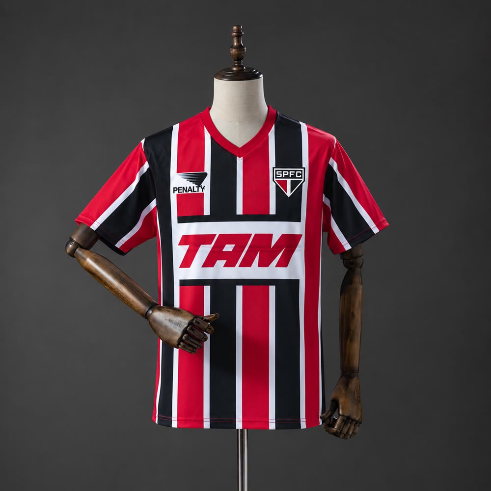 Camiseta São Paulo 91/93 Visitante Retro - Vista frontal