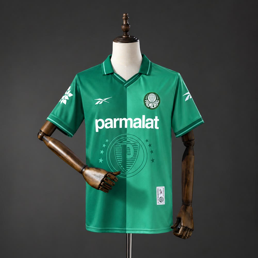 Camiseta Palmeiras 97/98 Local Retro - Vista frontal