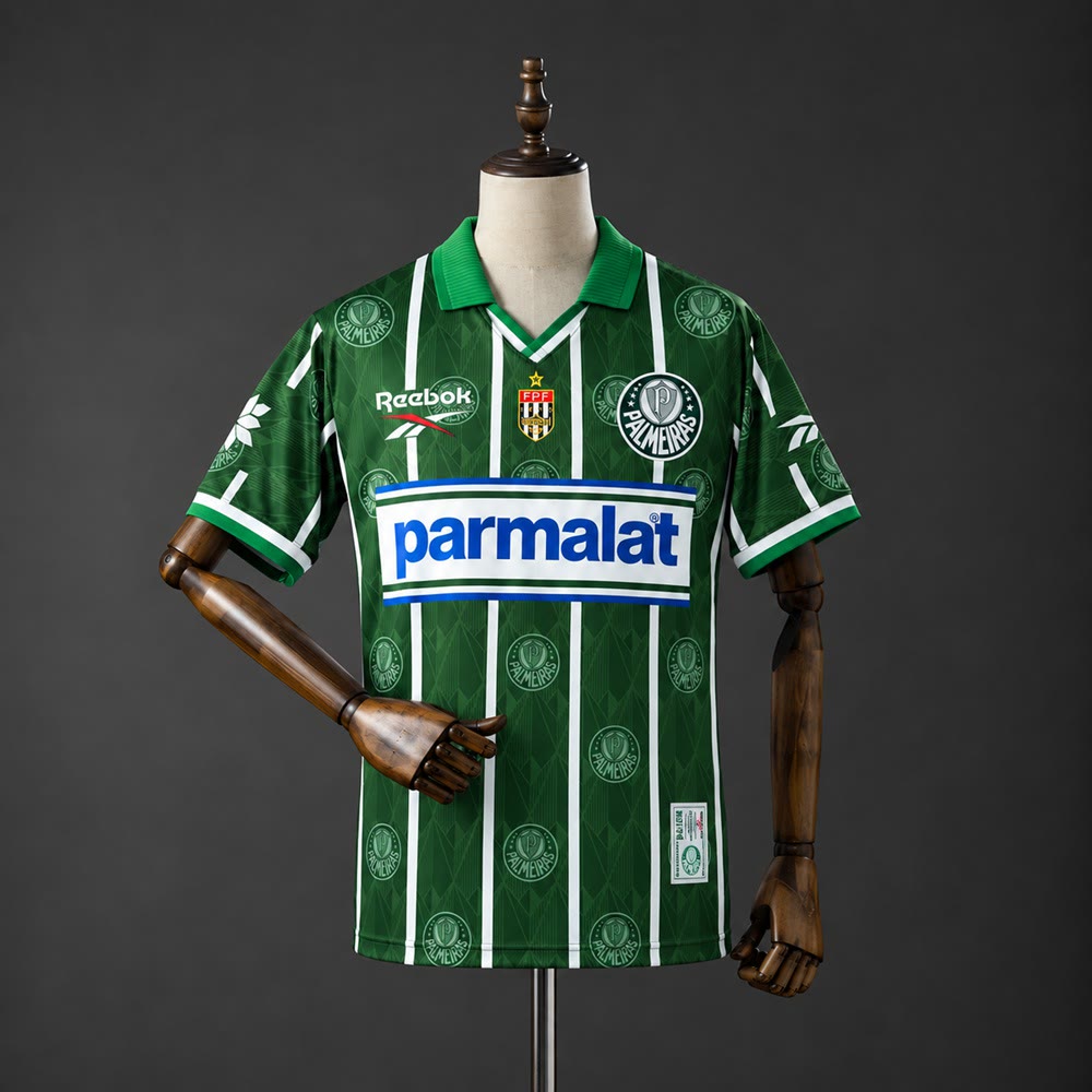 Camiseta Palmeiras 1996 Local Retro - Vista frontal