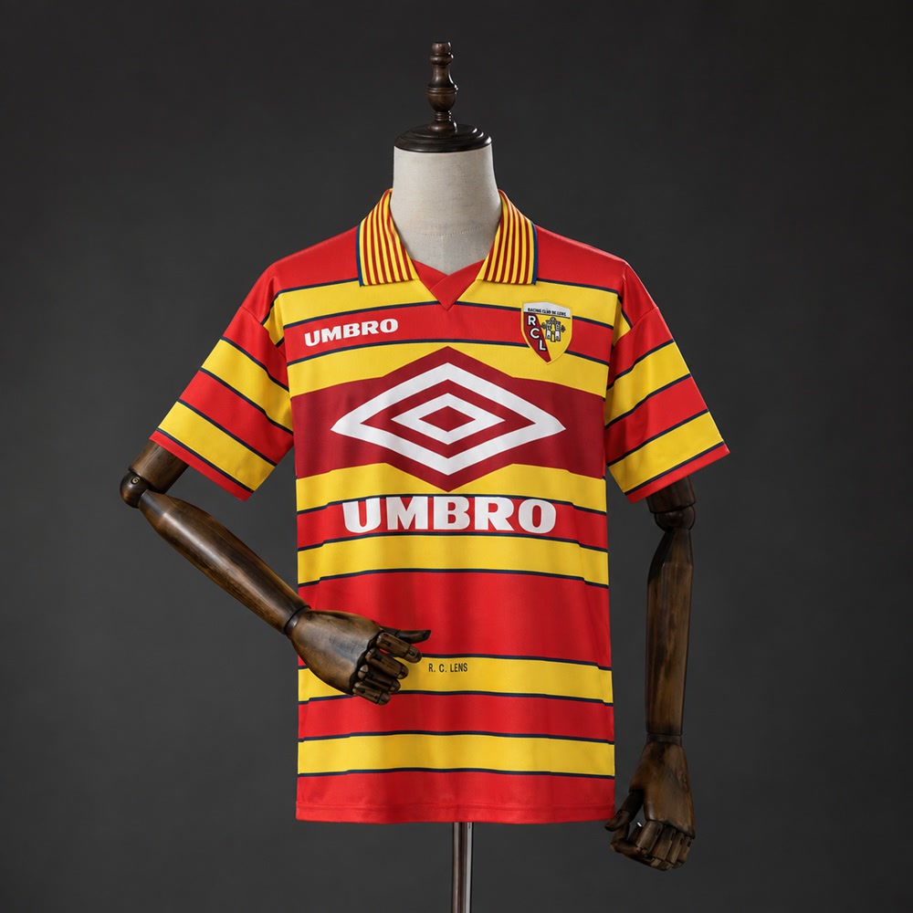 Camiseta RC Lens 97/98 Local Retro - Vista frontal