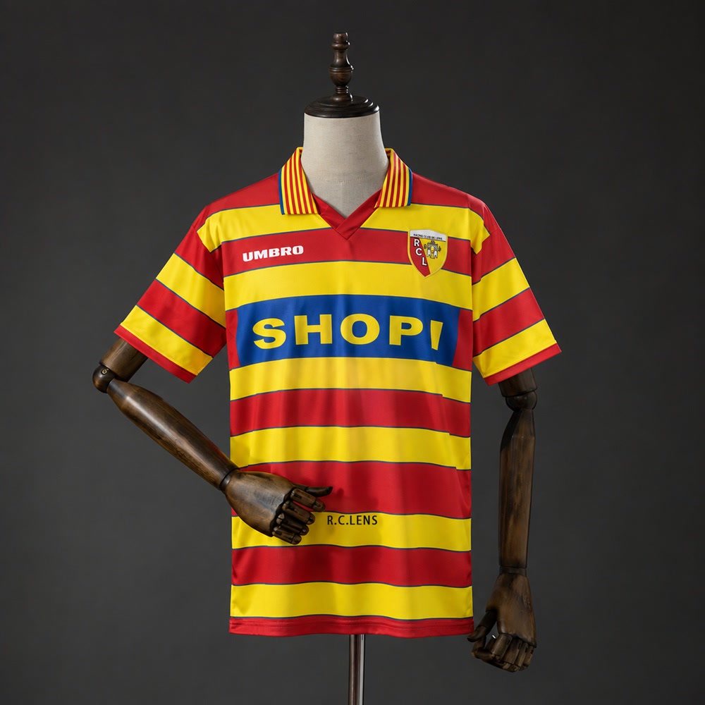 Camiseta RC Lens 96/97 Local Retro - Vista frontal