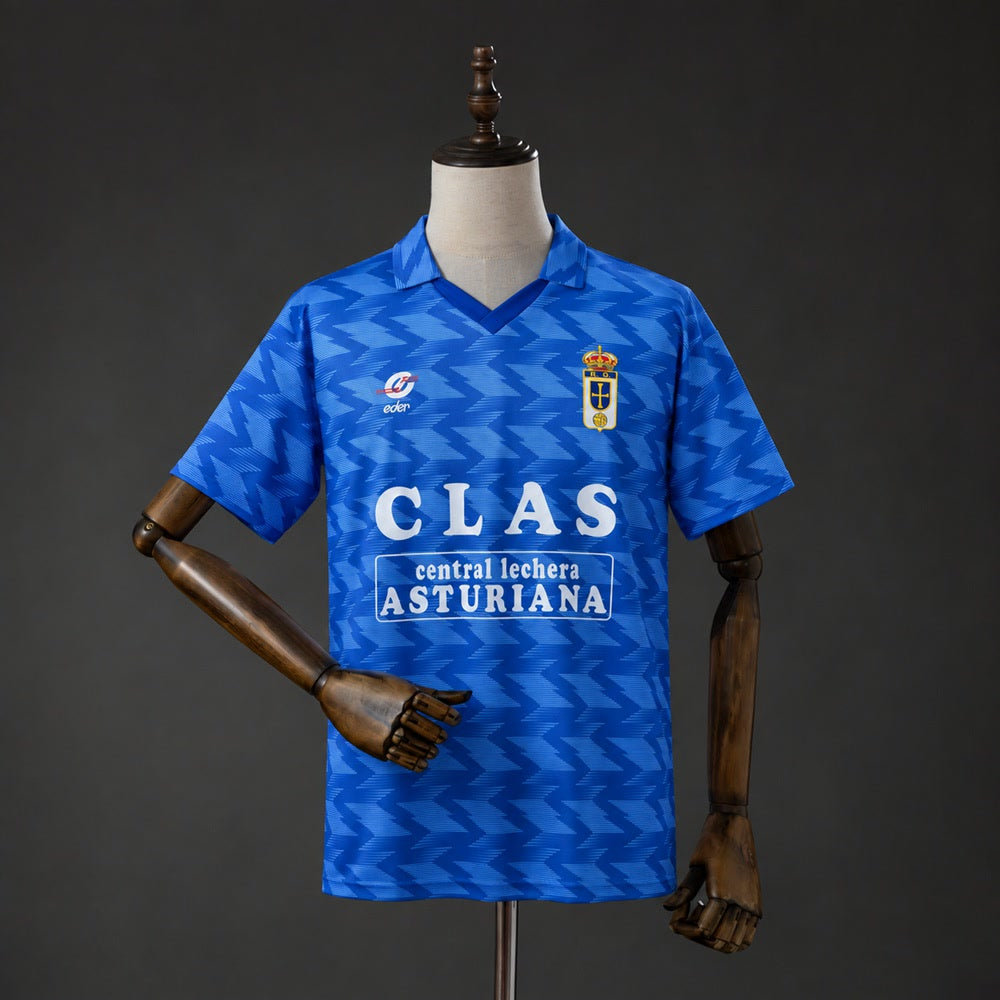 Camiseta Real Oviedo 89/90 Local Retro - Vista frontal