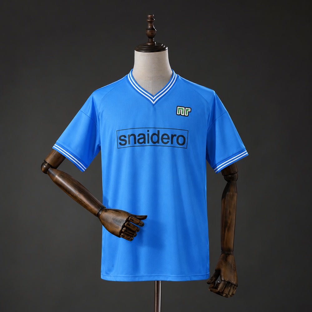 Camiseta SSC Napoli 81/82 Local Retro - Vista frontal