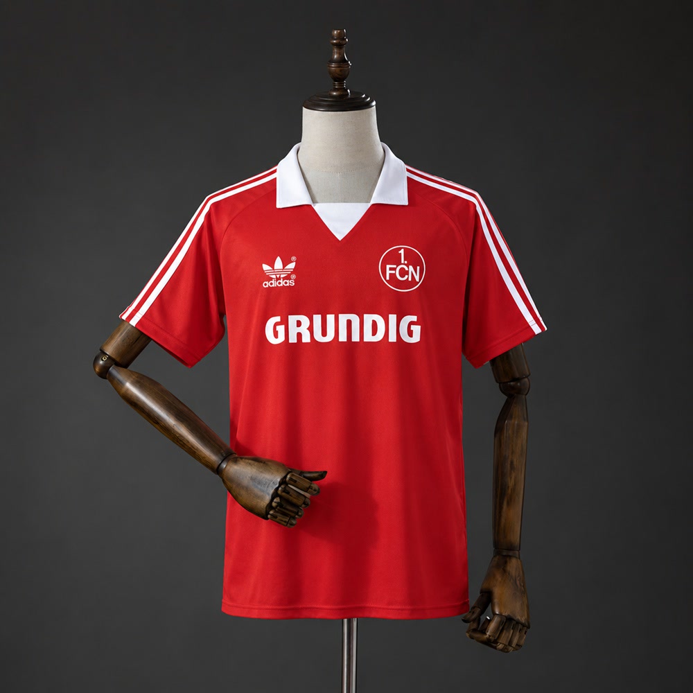 Camiseta 1. FC Núremberg 77/79 Local Retro - Vista frontal