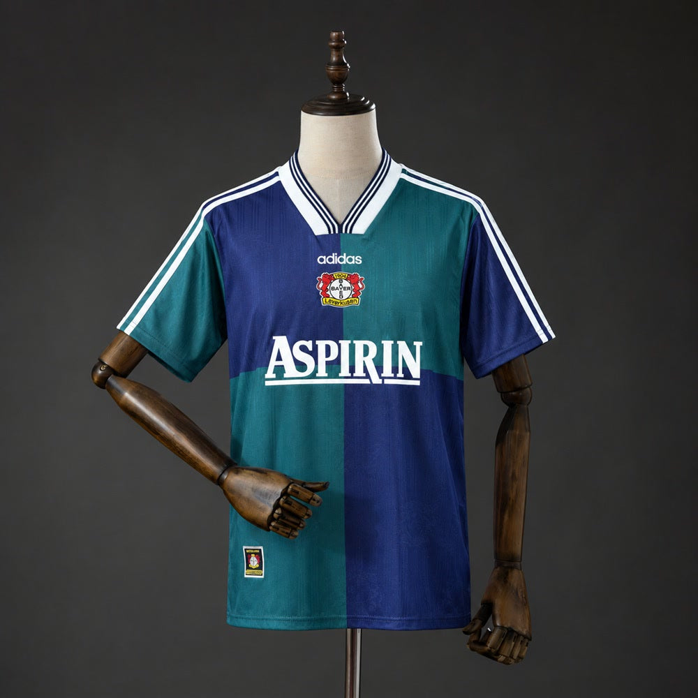 Camiseta Bayer Leverkusen 97/99 Visitante Retro - Vista frontal