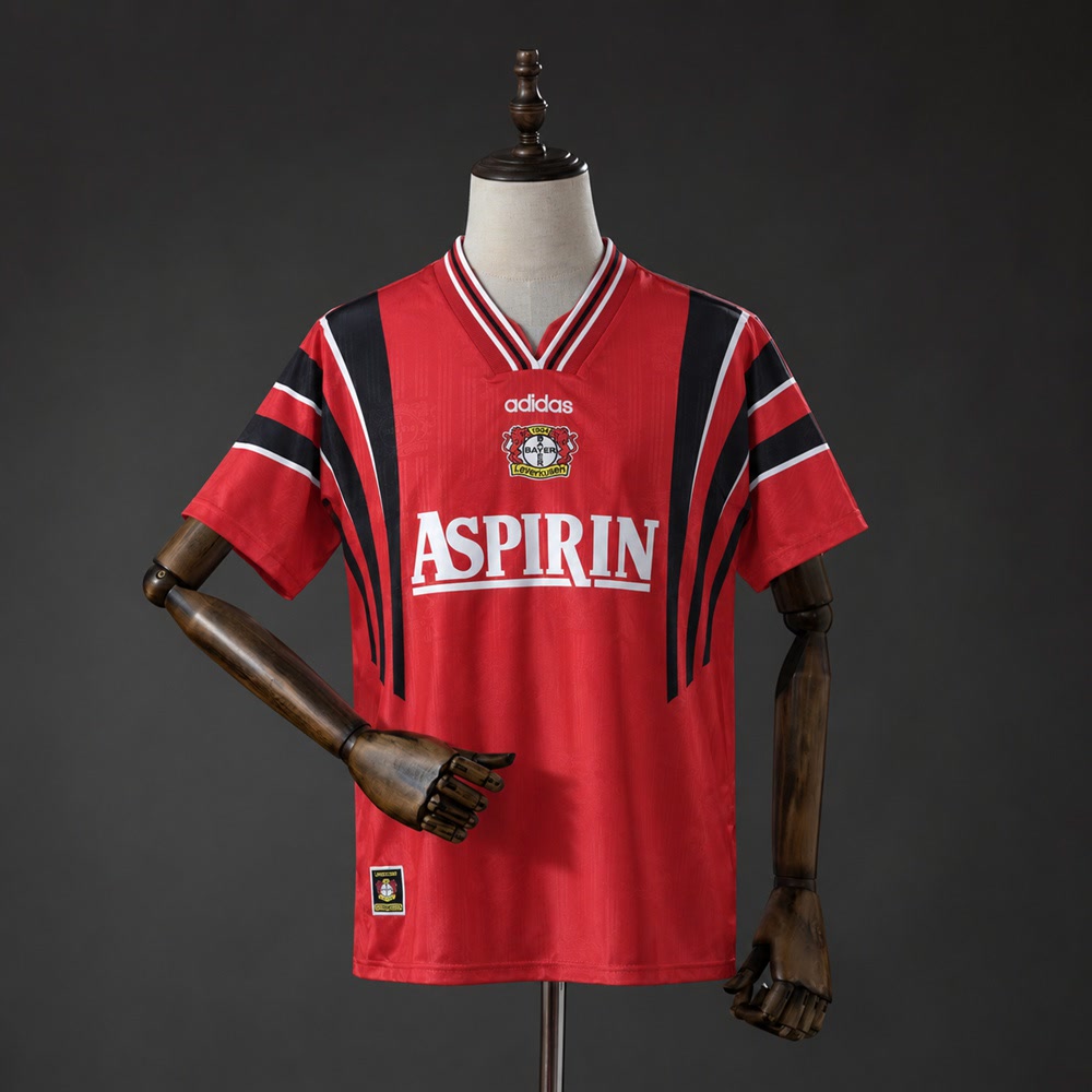 Camiseta Bayer Leverkusen 97/98 Local Retro - Vista frontal