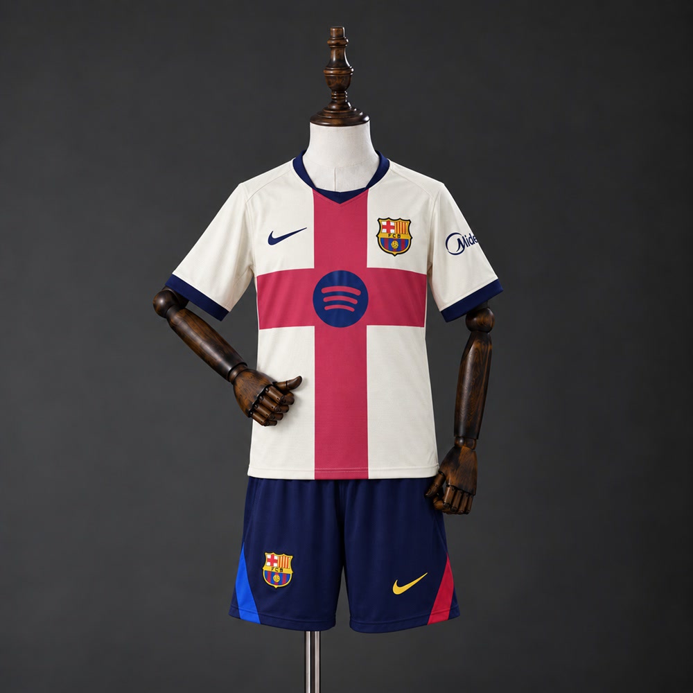 Equipación para Niños FC Barcelona 26/27 Cuarta - Vista frontal