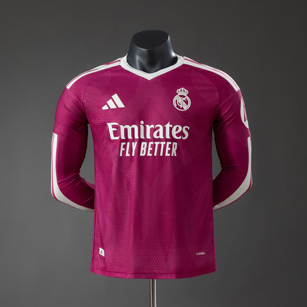 Camiseta Real Madrid 26/27 Tercera Manga Larga, Versión Jugador - Vista frontal