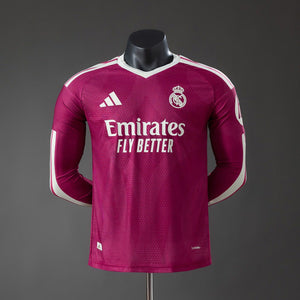 Camiseta Real Madrid 26/27 Tercera Manga Larga, Versión Jugador