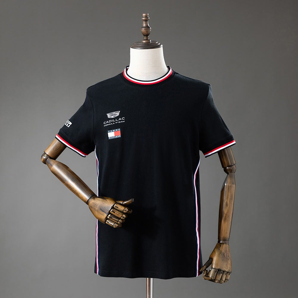 Camiseta Cadillac F1 Team 2026 Sergio Pérez Negra - Vista frontal