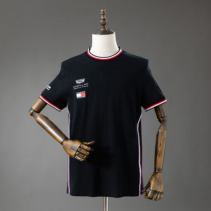 Camiseta Cadillac F1 Team 2026 Sergio Pérez Negra - Vista frontal