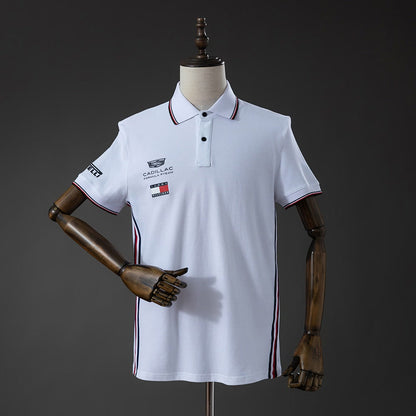 Polo Cadillac F1 Team 2026 Blanco - Vista frontal