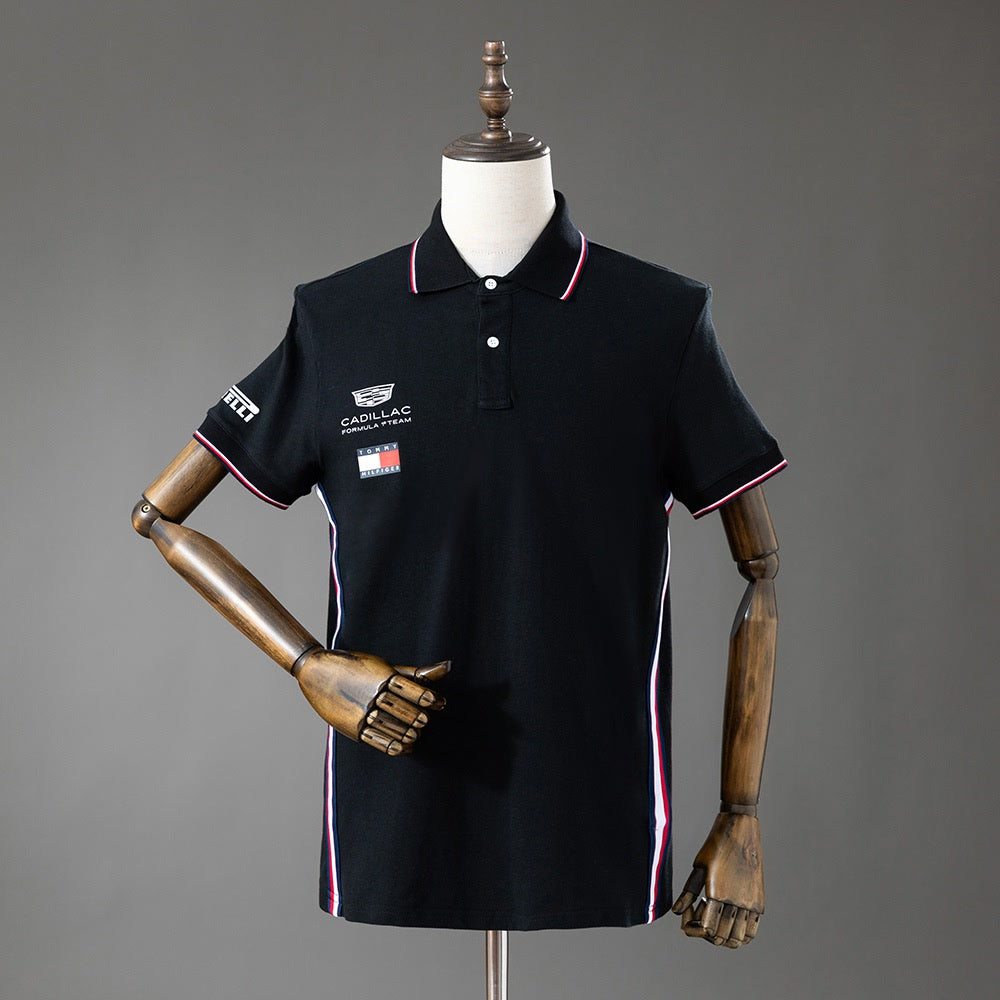 Polo Cadillac F1 Team 2026 Negro - Vista frontal