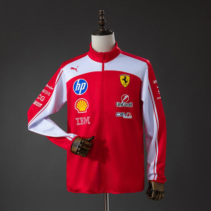 Chaqueta Scuderia Ferrari 2026 F1 Roja - Vista frontal