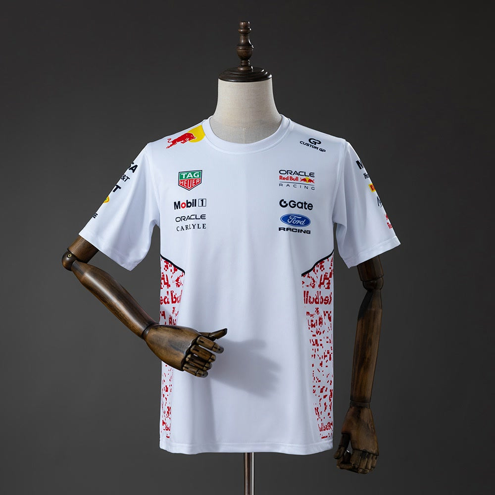 Camiseta Oracle Red Bull Racing 2026 F1 Blanca - Vista frontal