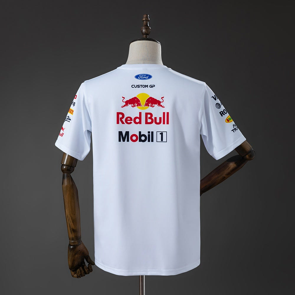 Camiseta Oracle Red Bull Racing 2026 F1 Blanca - Vista posterior