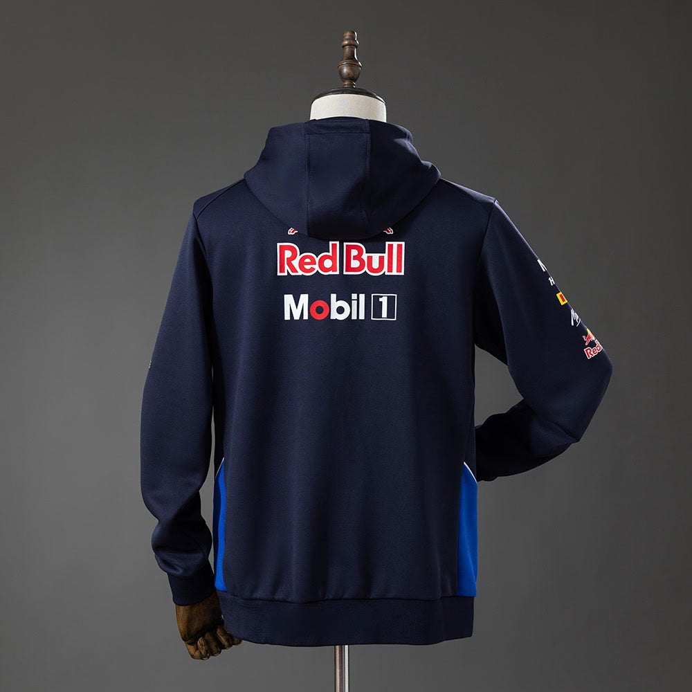 Chaqueta con Capucha Oracle Red Bull Racing 2026 F1 Azul - Vista posterior