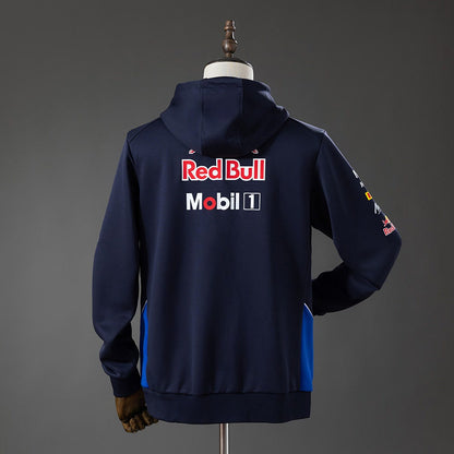 Chaqueta con Capucha Oracle Red Bull Racing 2026 F1 Azul - Vista posterior